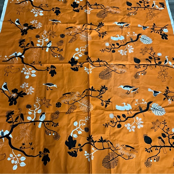 IKEA  Fabric Designed by Sissi Edholm & Lisa Ullenius 2007  Birds Trees 1 3/4 Yd - Picture 1 of 4